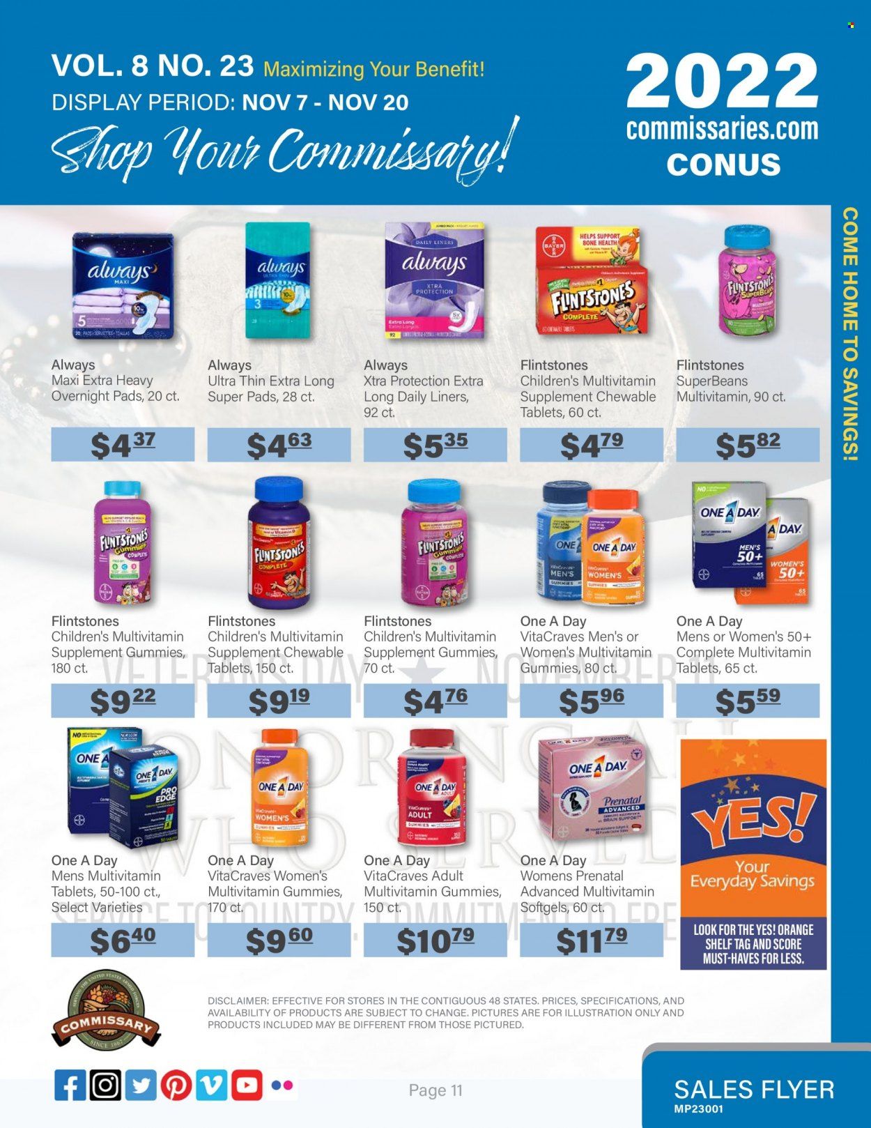 Commissary Weekly Ad Flyer Specials November 7 to November 20, 2022