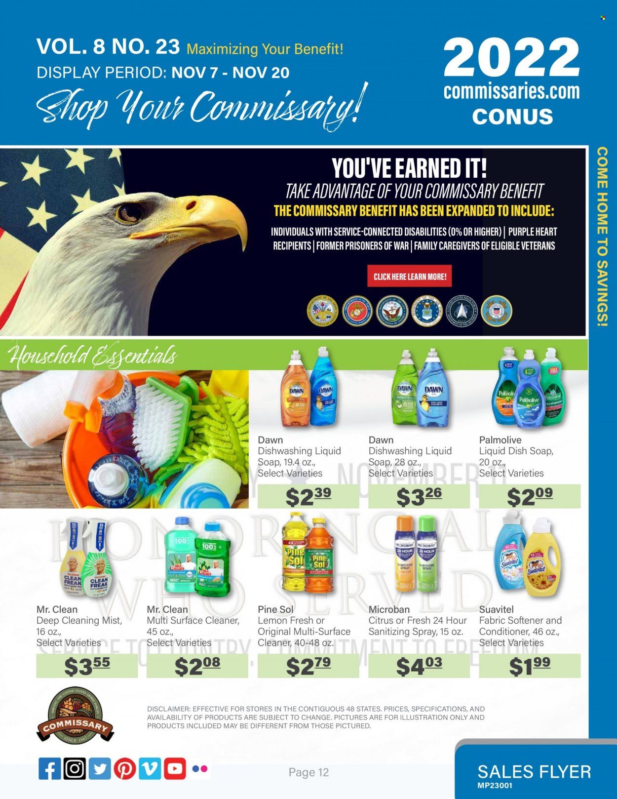 Commissary Weekly Ad Flyer Specials November 7 to November 20, 2022