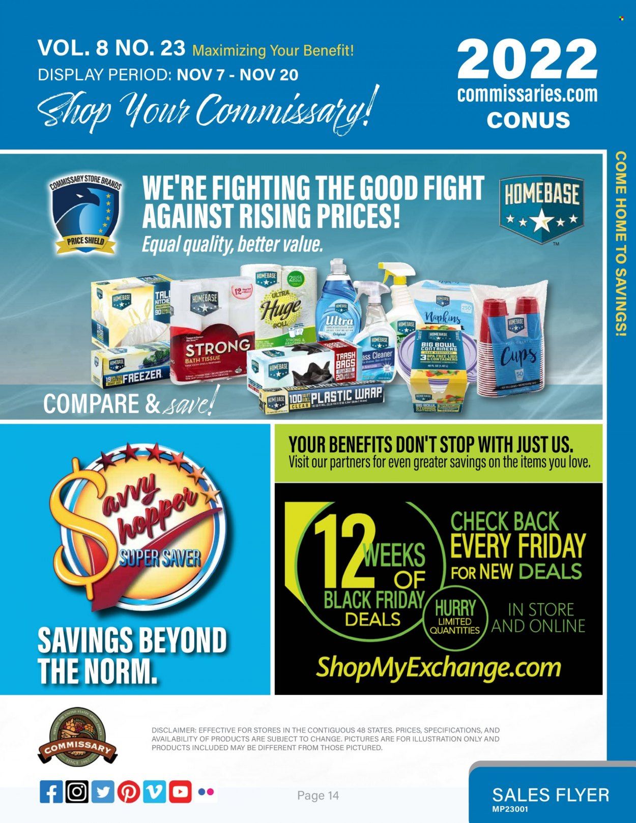Commissary Weekly Ad Flyer Specials November 7 to November 20, 2022