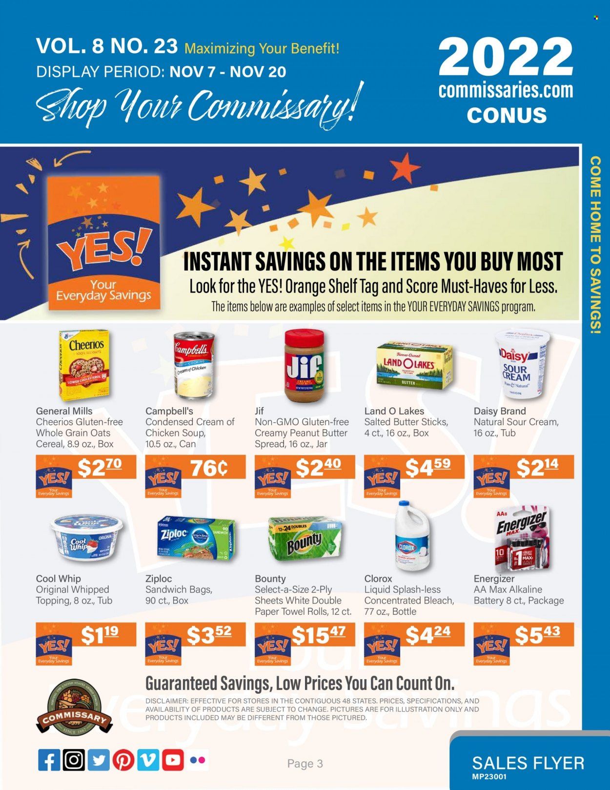 Commissary Weekly Ad Flyer Specials November 7 to November 20, 2022