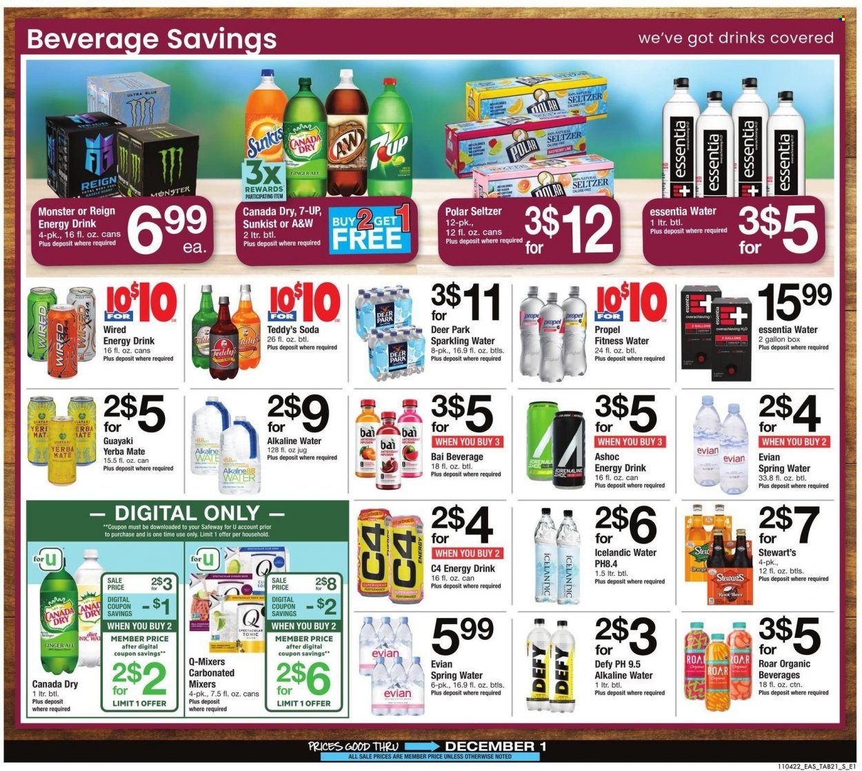 Safeway (MD, VA) Weekly Ad Flyer Specials November 4 to December 1, 2022