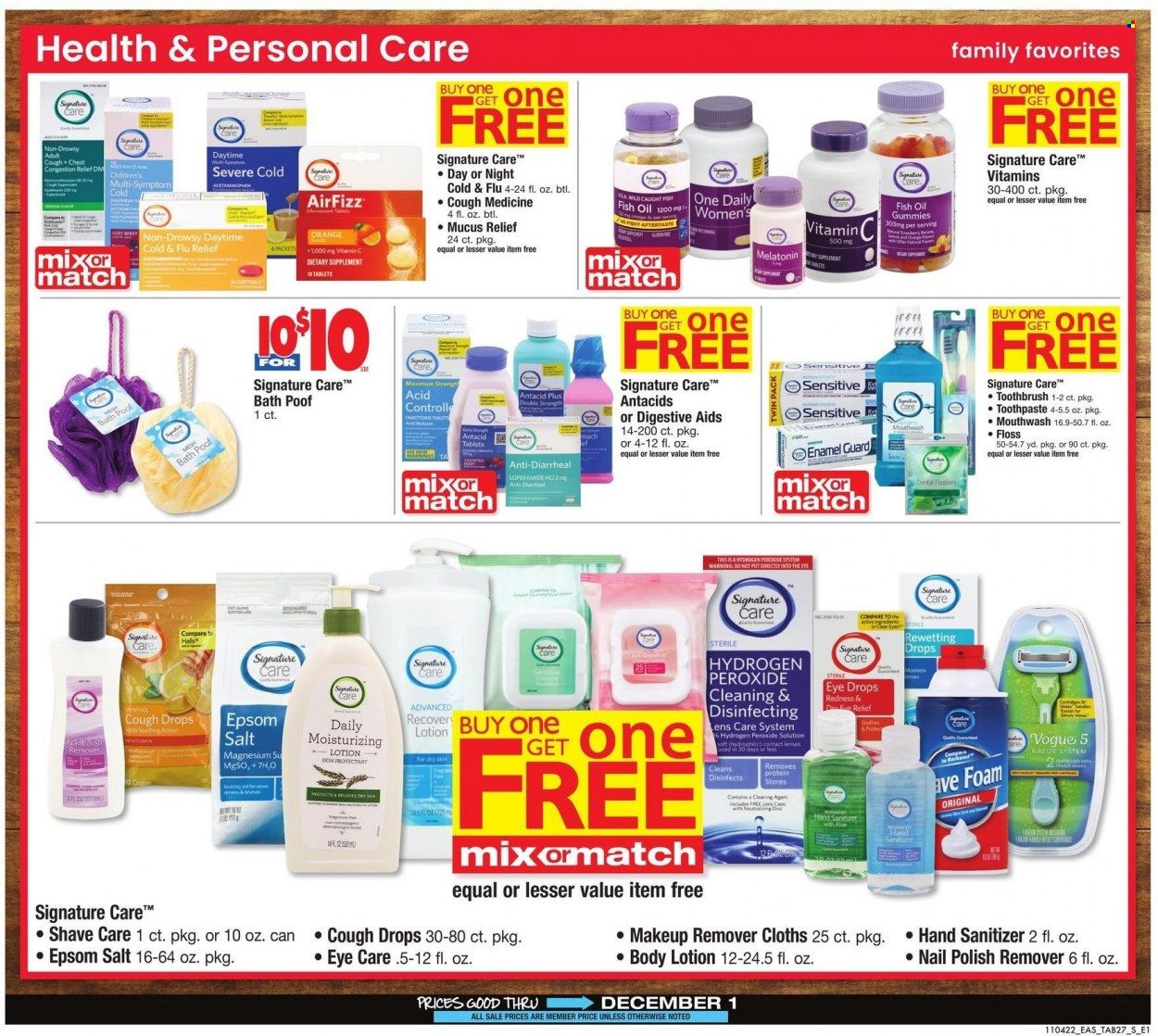 Safeway (MD, VA) Weekly Ad Flyer Specials November 4 to December 1, 2022