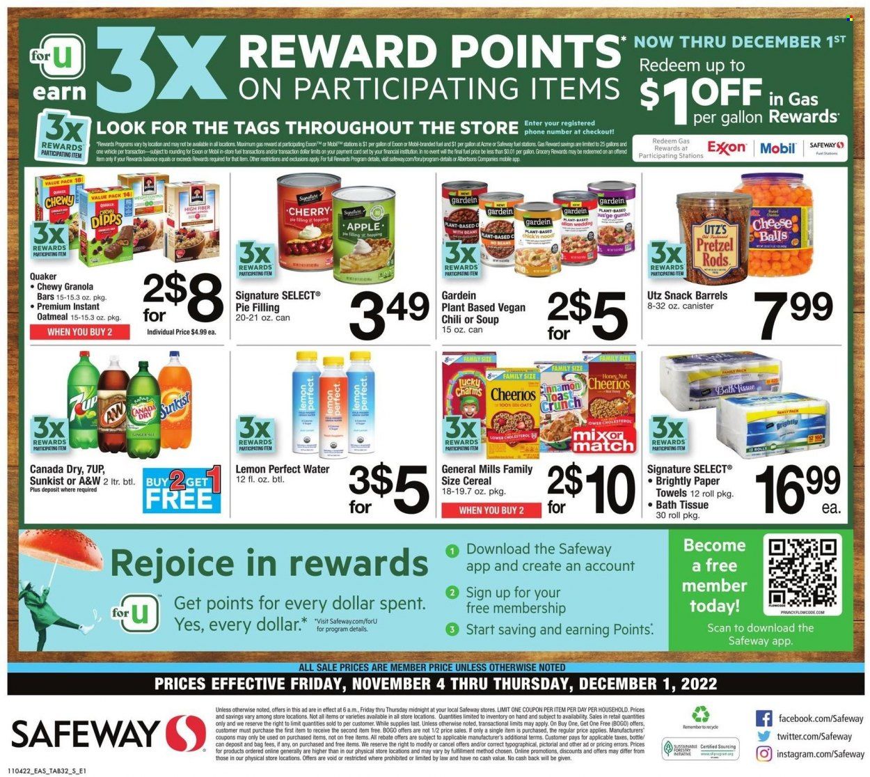 Safeway (MD, VA) Weekly Ad Flyer Specials November 4 to December 1, 2022