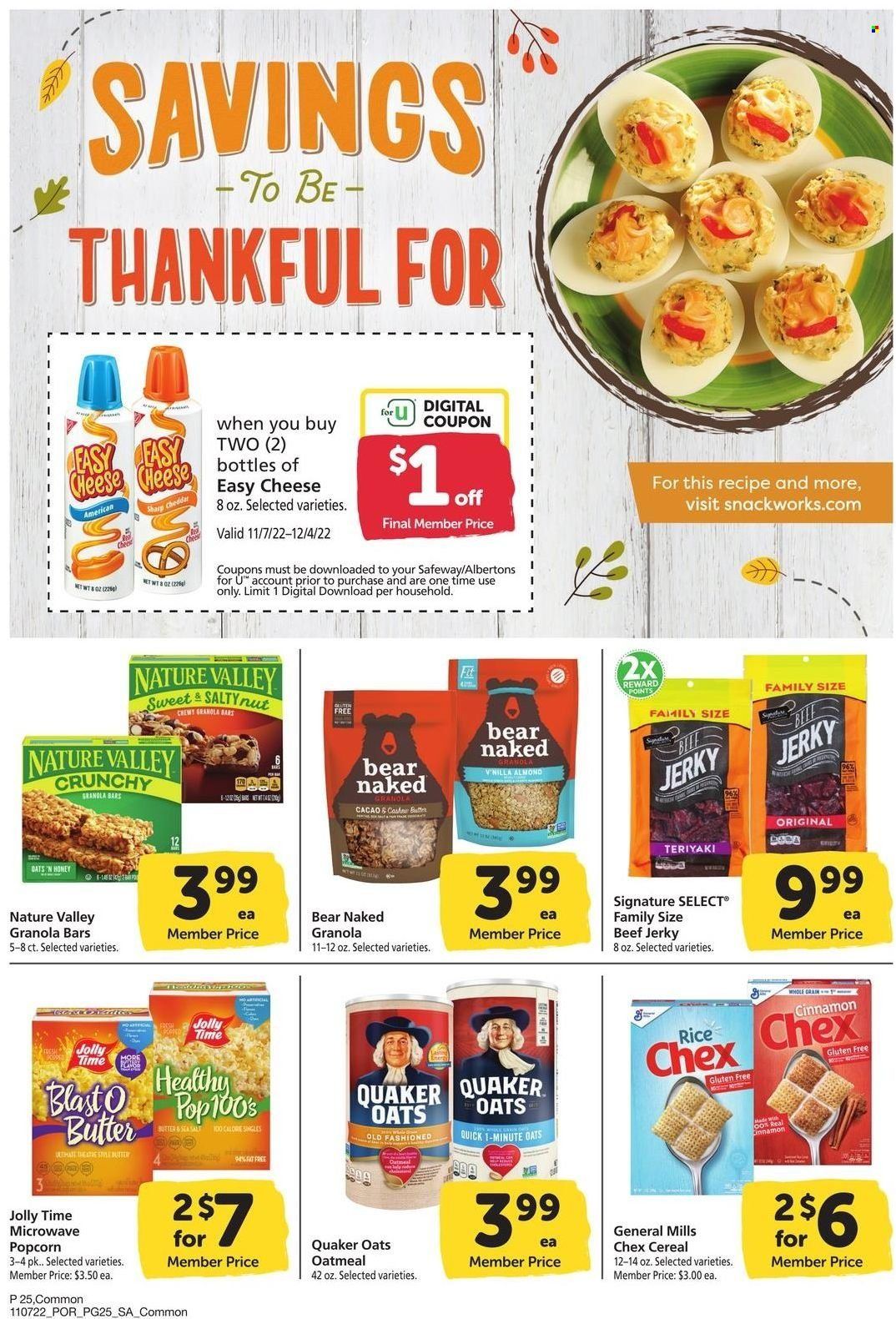 Safeway (OR) Weekly Ad Flyer Specials November 7 to December 4, 2022