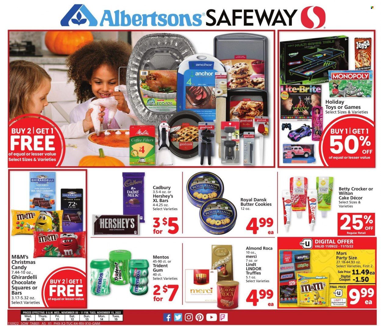 Safeway (AZ, CO, ID, MT, NE, NM) Weekly Ad Flyer Specials November 9 to November 15, 2022