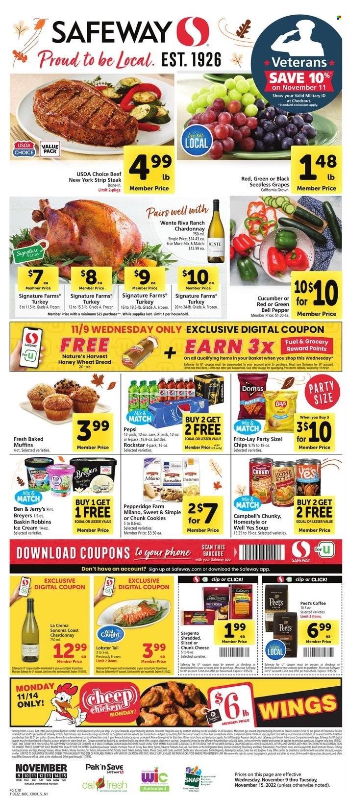 Safeway (CA, HI, OR, WA) Weekly Ad Flyer Specials November 9 to November 15, 2022