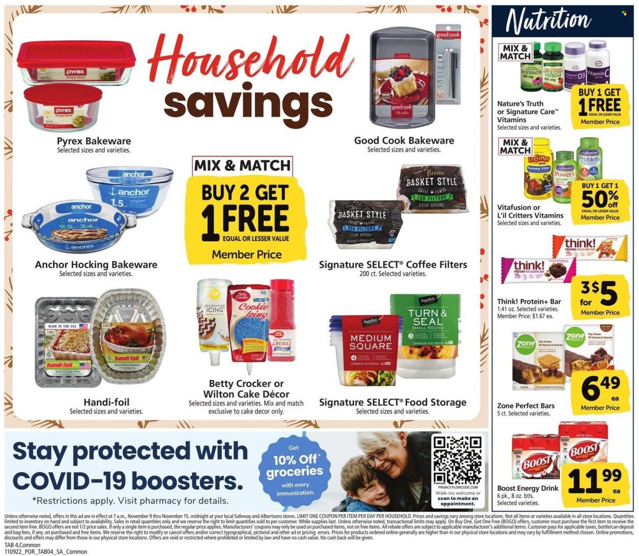 Safeway (OR) Weekly Ad Flyer Specials November 9 to November 15, 2022