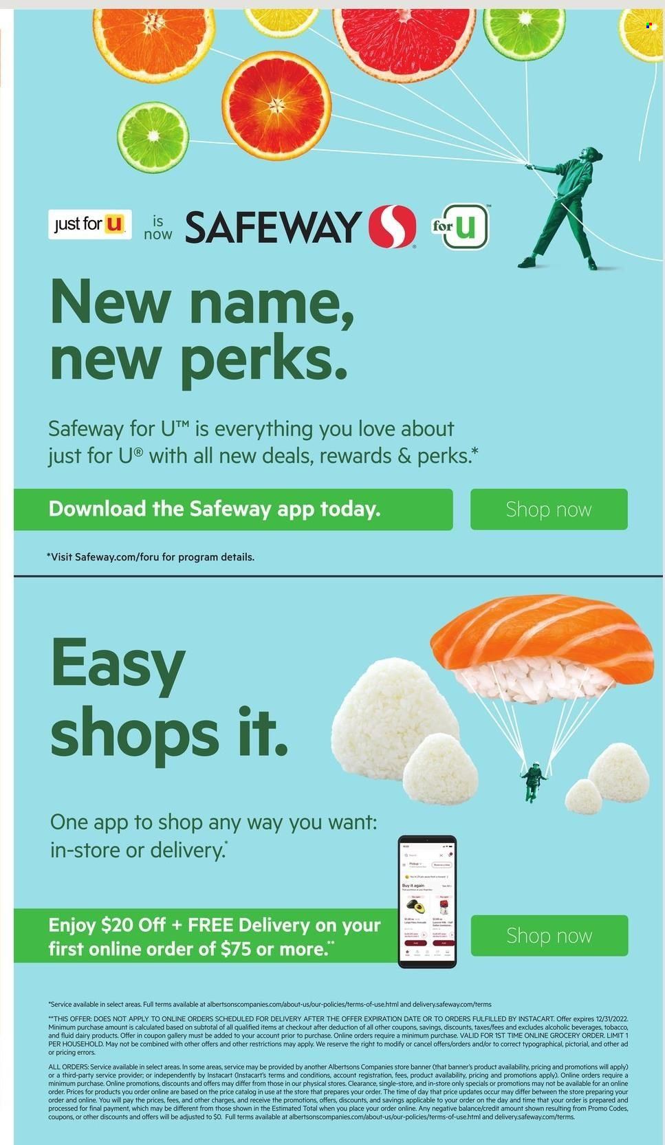 Safeway (WA) Weekly Ad Flyer Specials November 9 to November 15, 2022