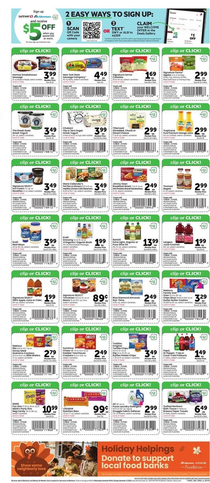 Safeway (SD) Weekly Ad Flyer Specials November 9 to November 15, 2022