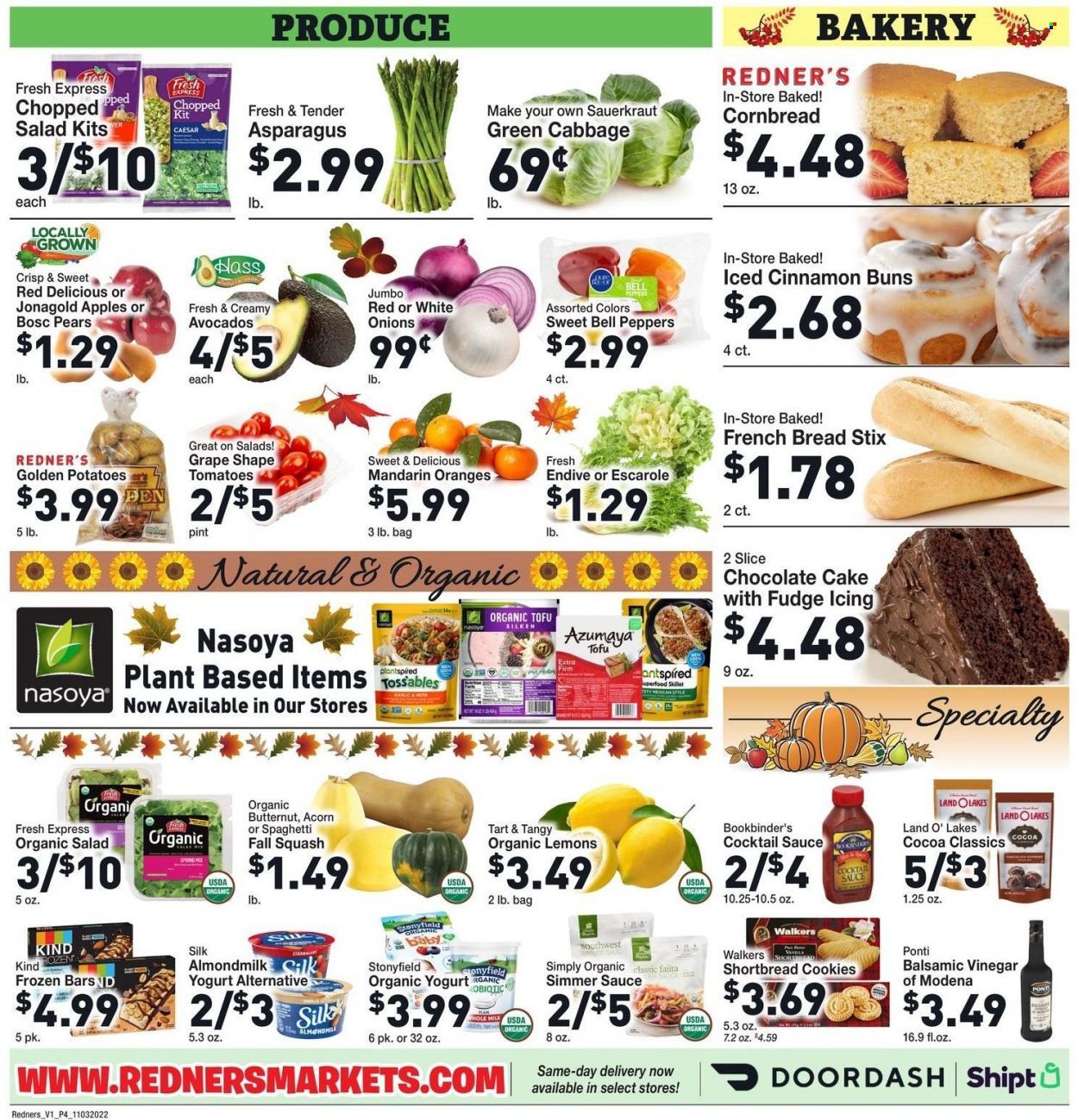 Redner's Markets (DE, MD, PA) Weekly Ad Flyer Specials November 3 to November 9, 2022