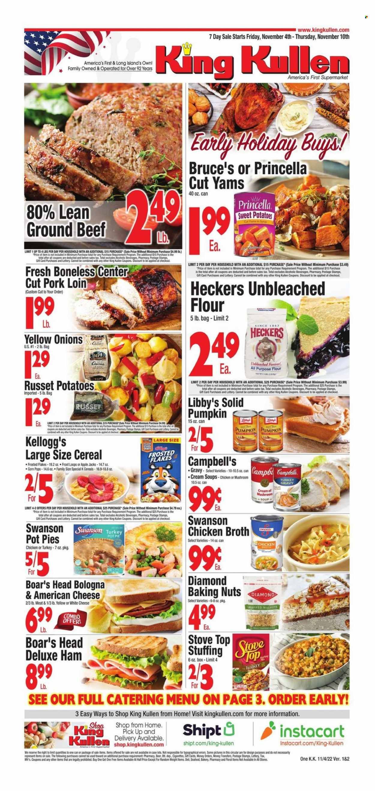 King Kullen (NY) Weekly Ad Flyer Specials November 4 to November 10, 2022