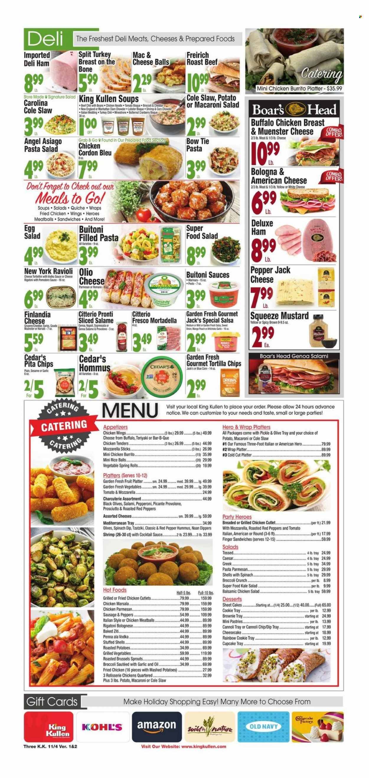 King Kullen (NY) Weekly Ad Flyer Specials November 4 to November 10, 2022