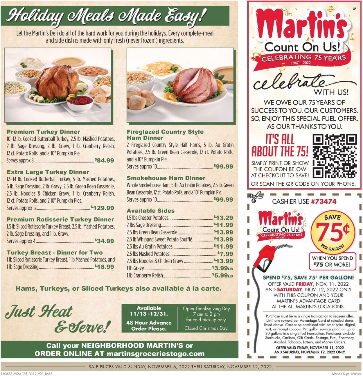 Martin’s (IN, MI) Weekly Ad Flyer Specials November 6 to November 12, 2022