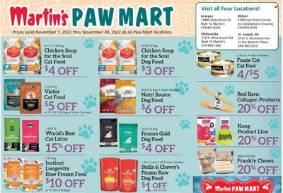 Martin’s (IN, MI) Weekly Ad Flyer Specials November 1 to November 30, 2022