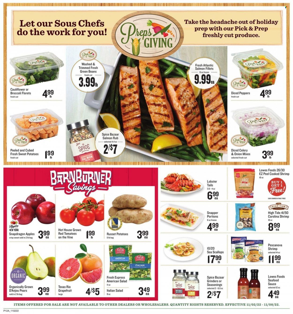 Lowes Foods (NC, SC) Weekly Ad Flyer Specials November 2 to November 8, 2022