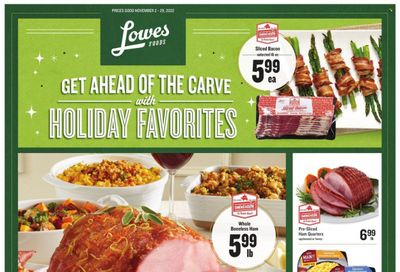 Lowes Foods (NC, SC) Weekly Ad Flyer Specials November 2 to November 29, 2022
