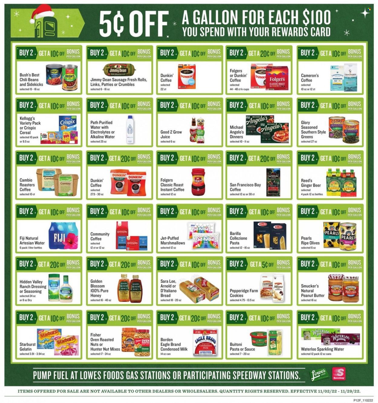 Lowes Foods (NC, SC) Weekly Ad Flyer Specials November 2 to November 29, 2022