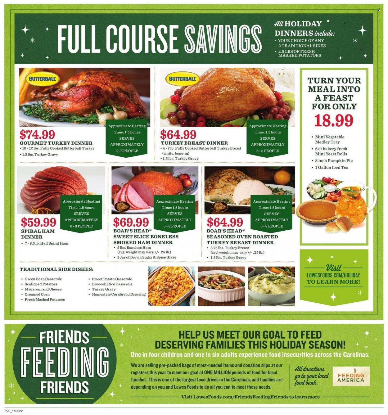 Lowes Foods (NC, SC) Weekly Ad Flyer Specials November 2 to November 29, 2022