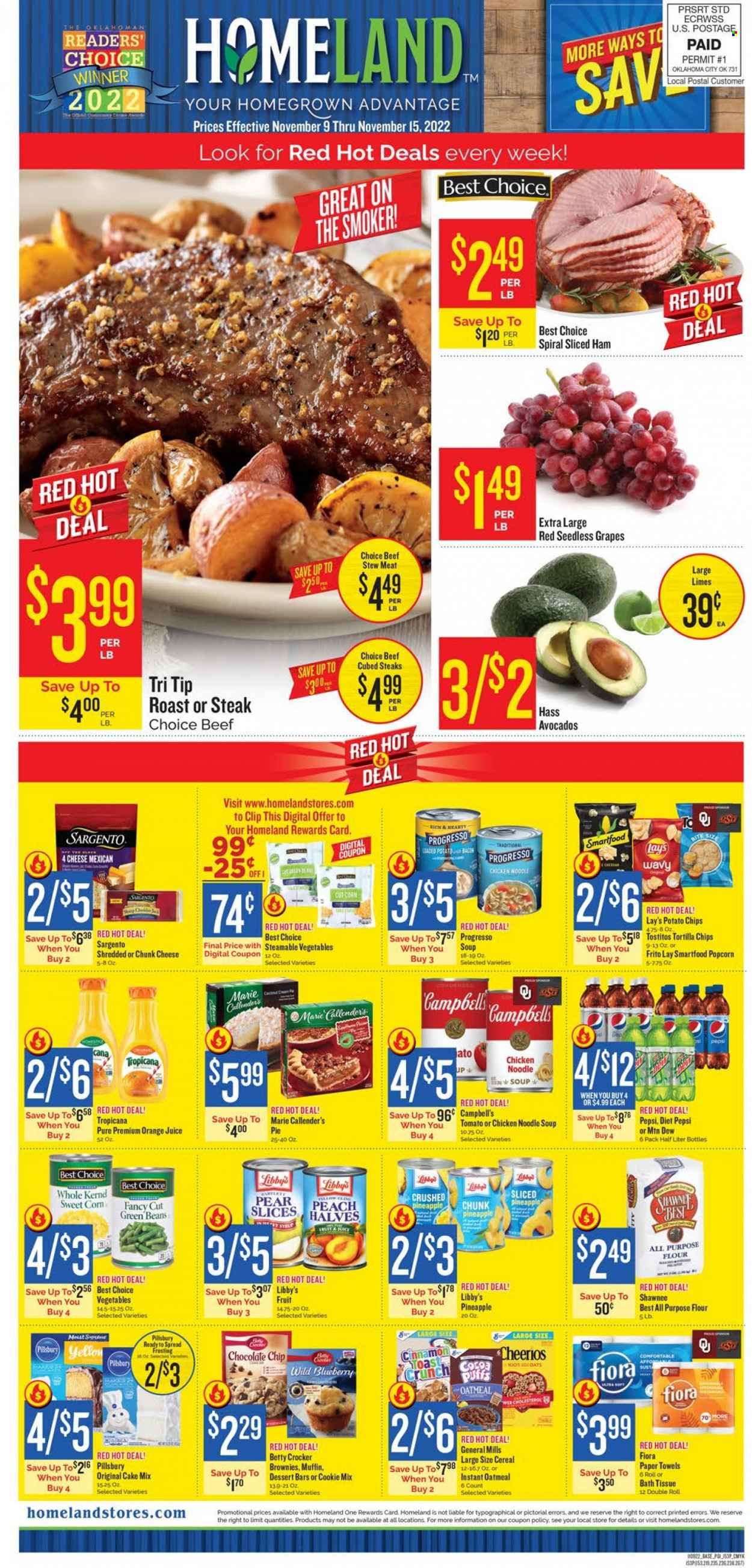 Homeland (OK, TX) Weekly Ad Flyer Specials November 9 to November 15, 2022