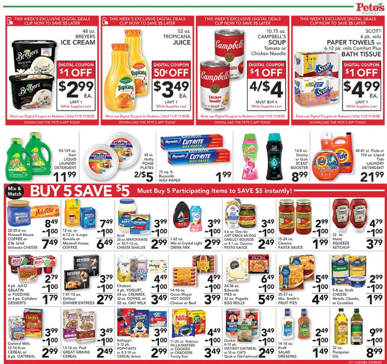 Pete's Fresh Market (IL) Weekly Ad Flyer Specials November 2 to November 8, 2022