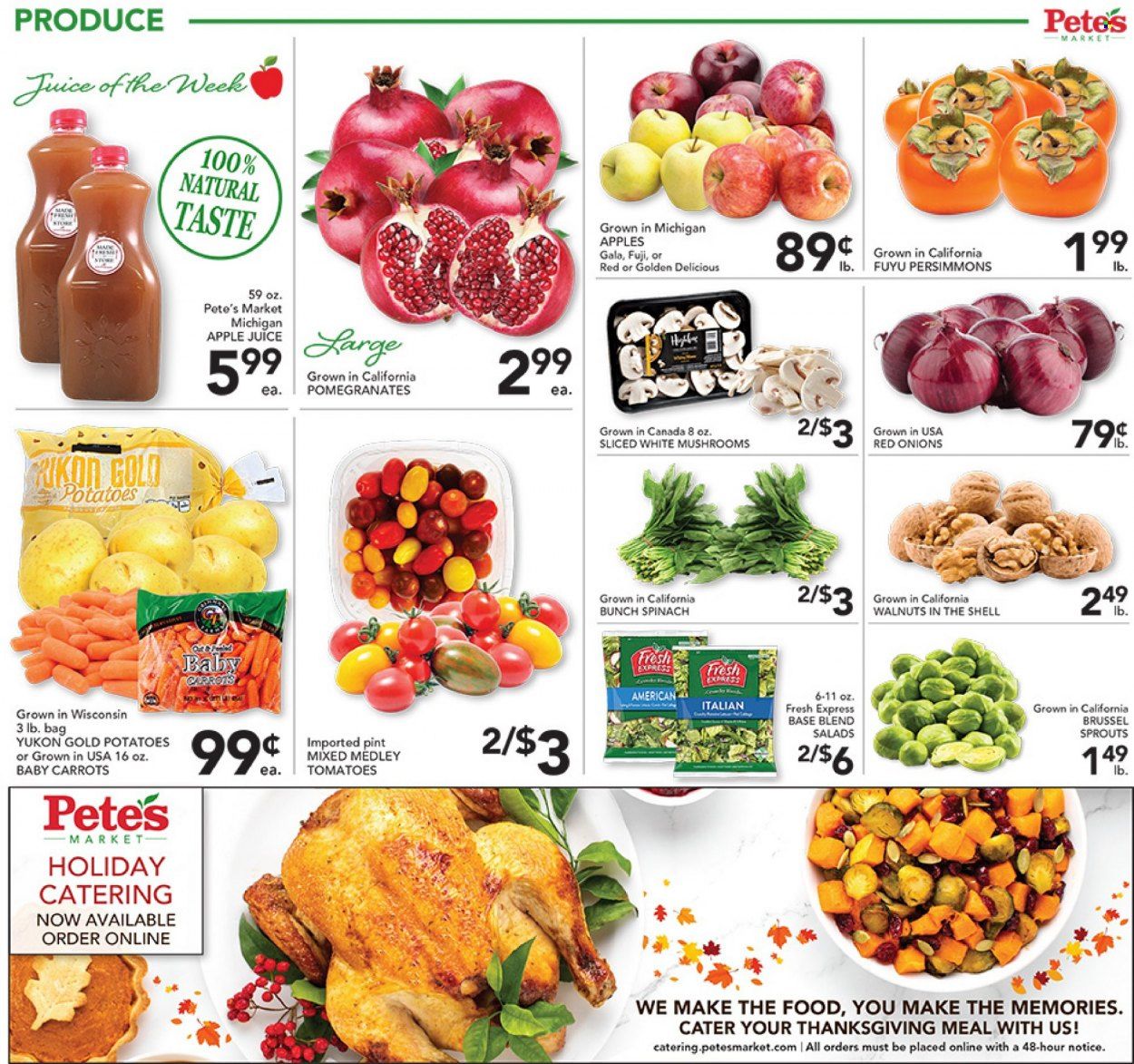 Pete's Fresh Market (IL) Weekly Ad Flyer Specials November 2 to November 8, 2022