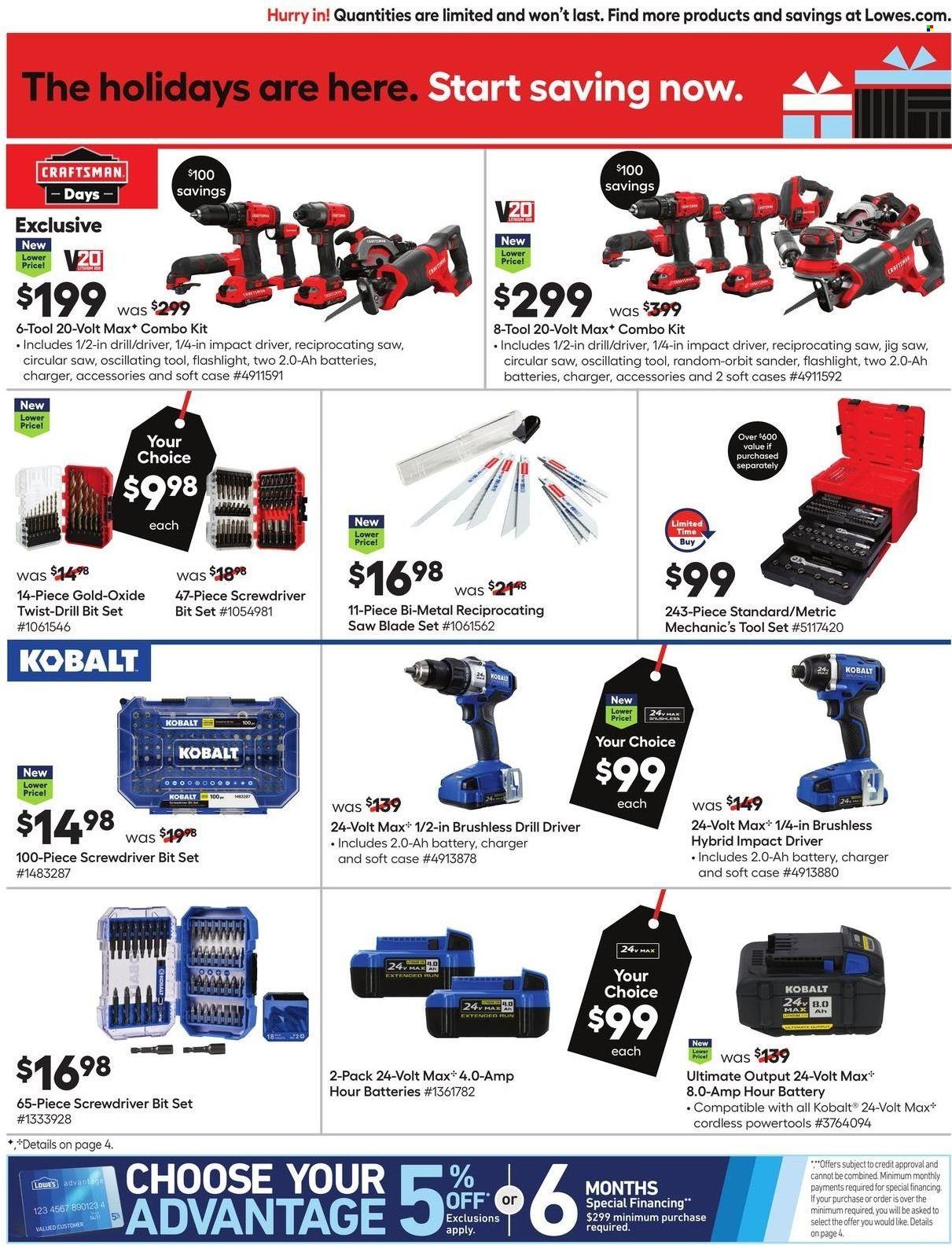 Lowe's Weekly Ad Flyer Specials November 3 to November 9, 2022