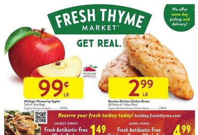 Fresh Thyme Weekly Ad Flyer Specials November 9 to November 15, 2022