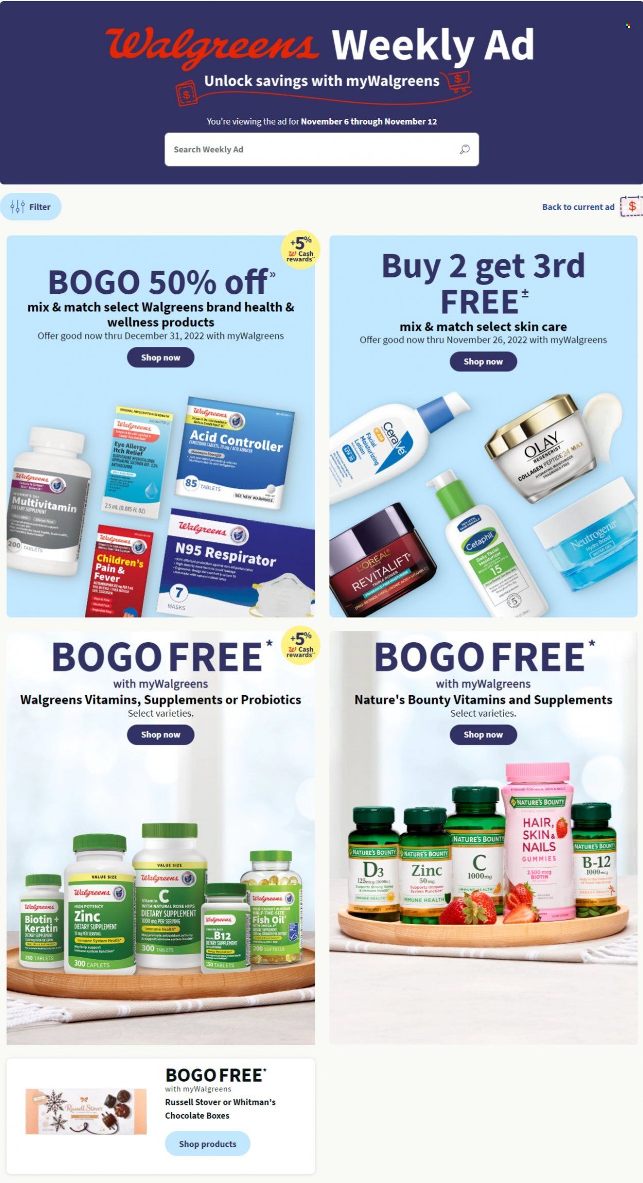 Walgreens Weekly Ad Flyer Specials November 6 to November 12, 2022
