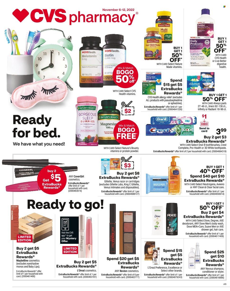 CVS Pharmacy Weekly Ad Flyer Specials November 6 to November 12, 2022