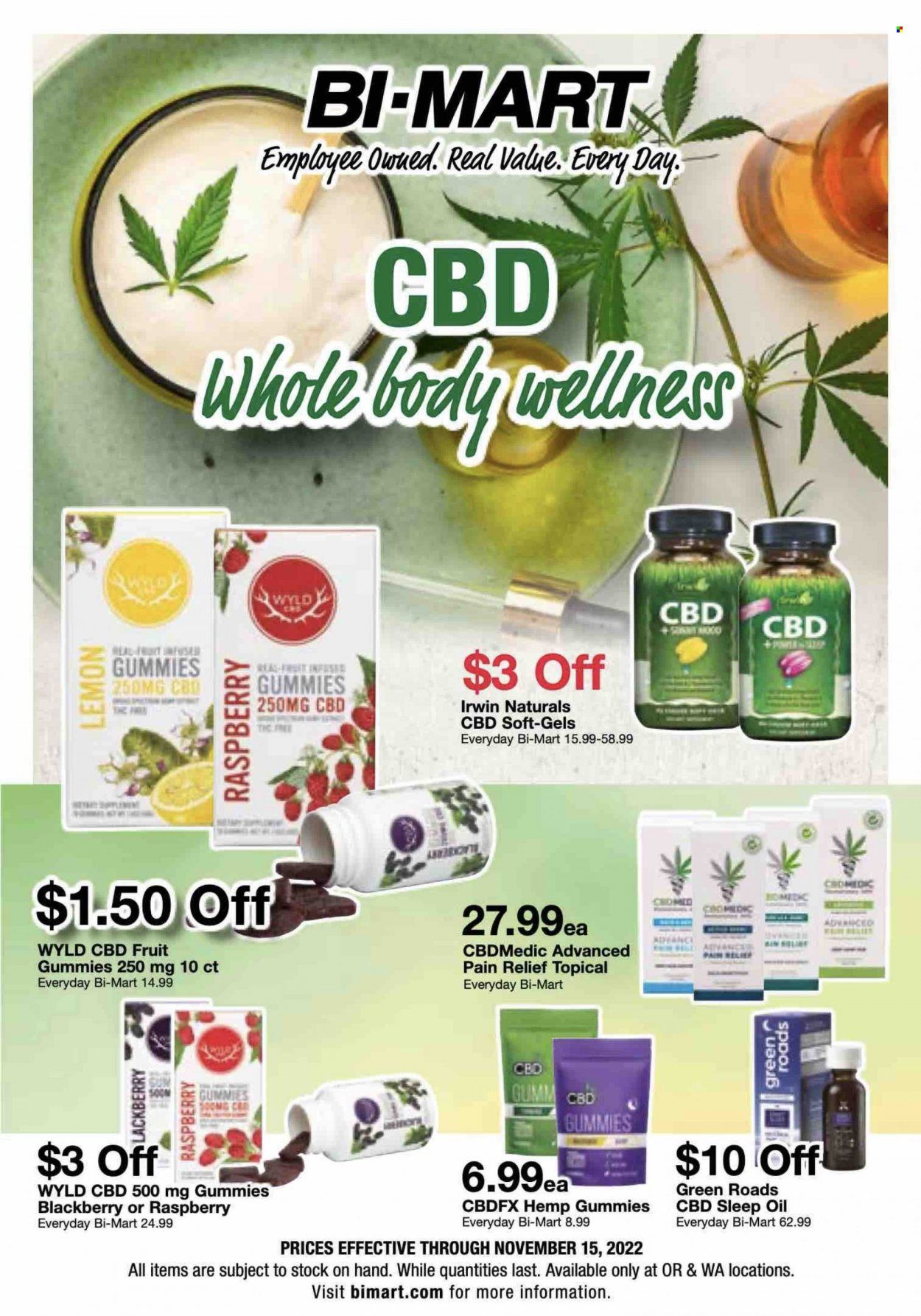 Bi-Mart (ID, OR, WA) Weekly Ad Flyer Specials November 2 to November 15, 2022