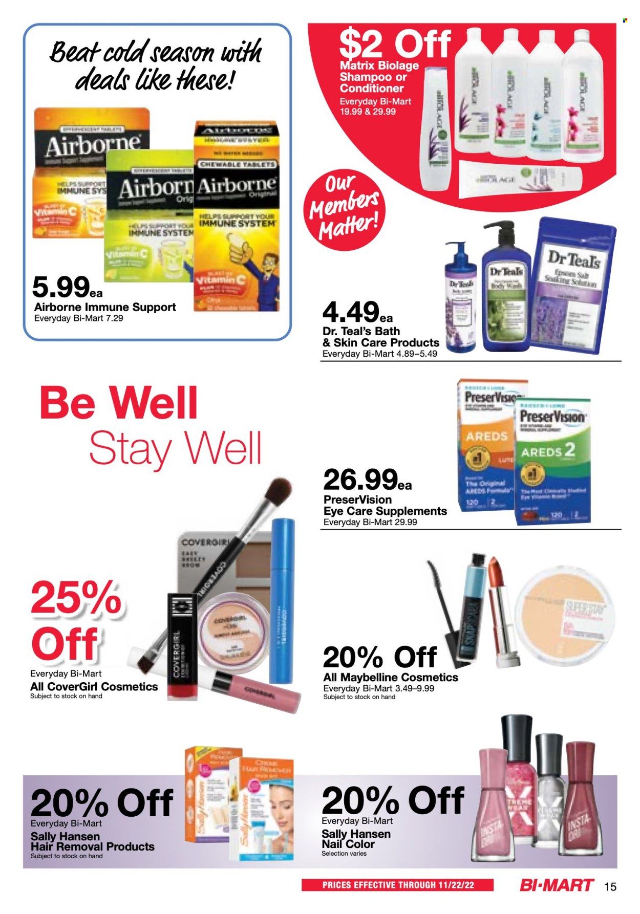 Bi-Mart (ID, OR, WA) Weekly Ad Flyer Specials November 8 to November 22, 2022