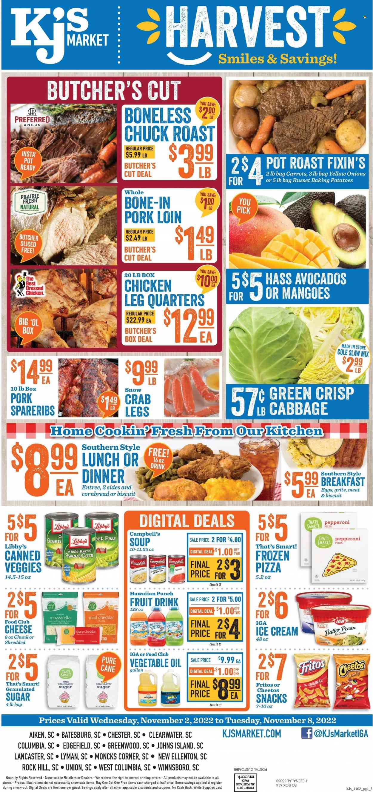 KJ´s Market (GA, SC) Weekly Ad Flyer Specials November 2 to November 8, 2022