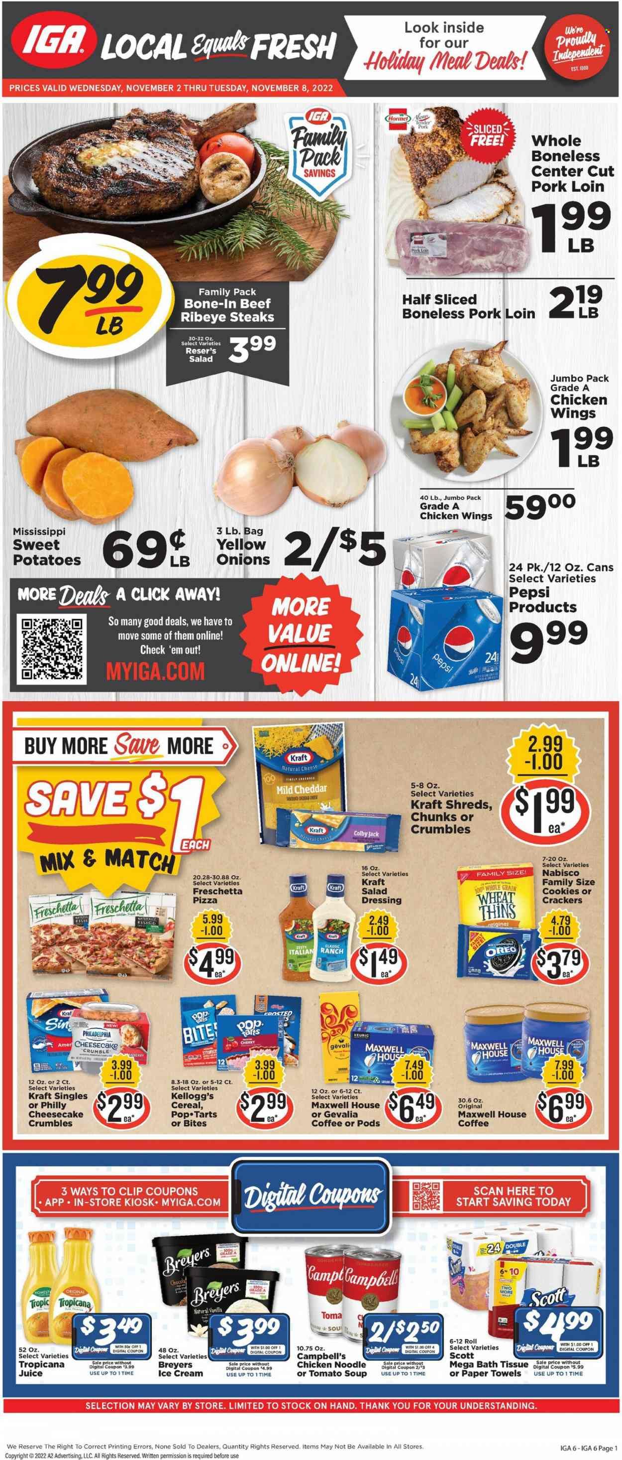 IGA (TN) Weekly Ad Flyer Specials November 2 to November 8, 2022