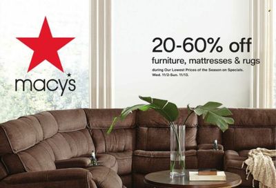 Macy's Weekly Ad Flyer Specials November 2 to November 13, 2022