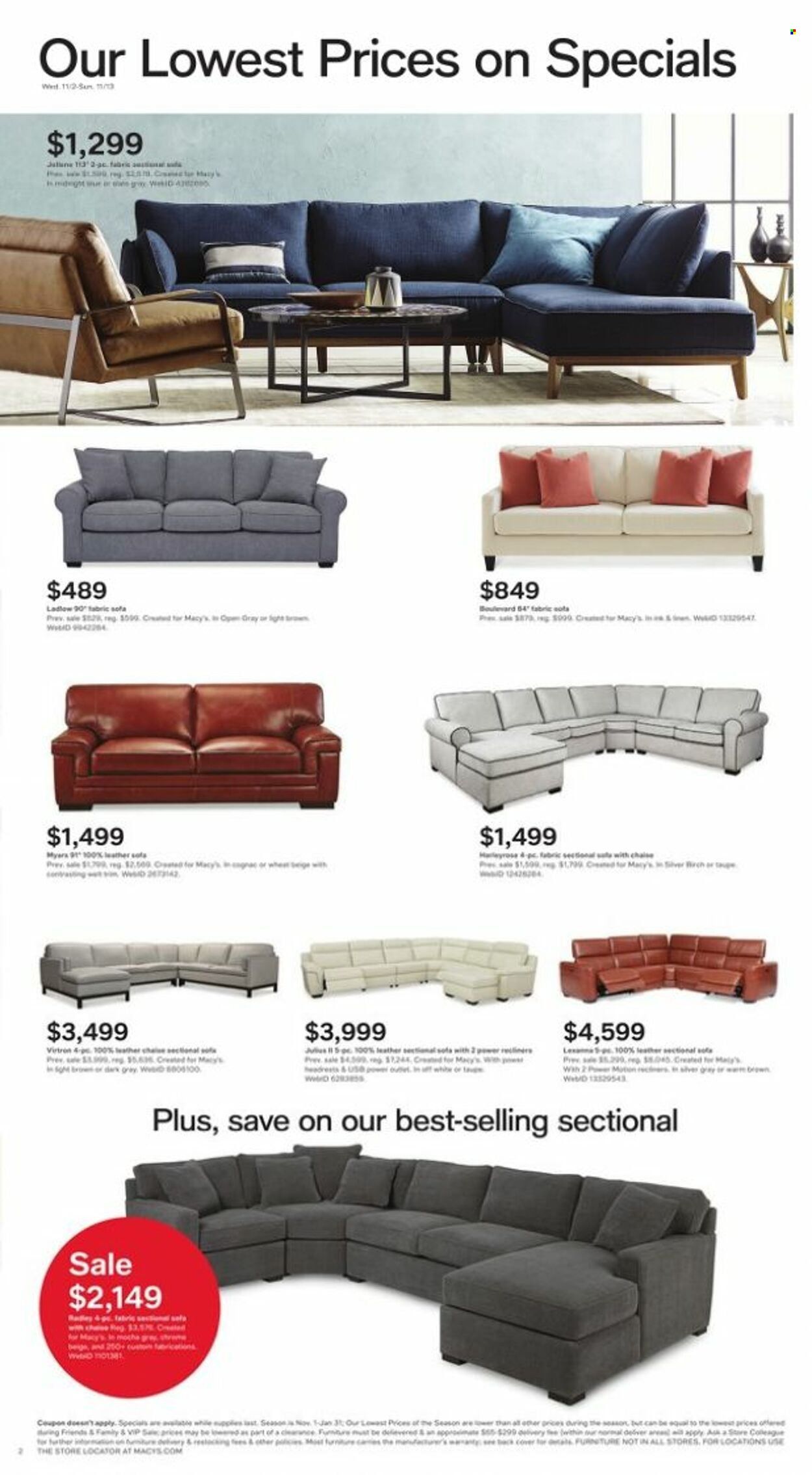 Macy's Weekly Ad Flyer Specials November 2 to November 13, 2022
