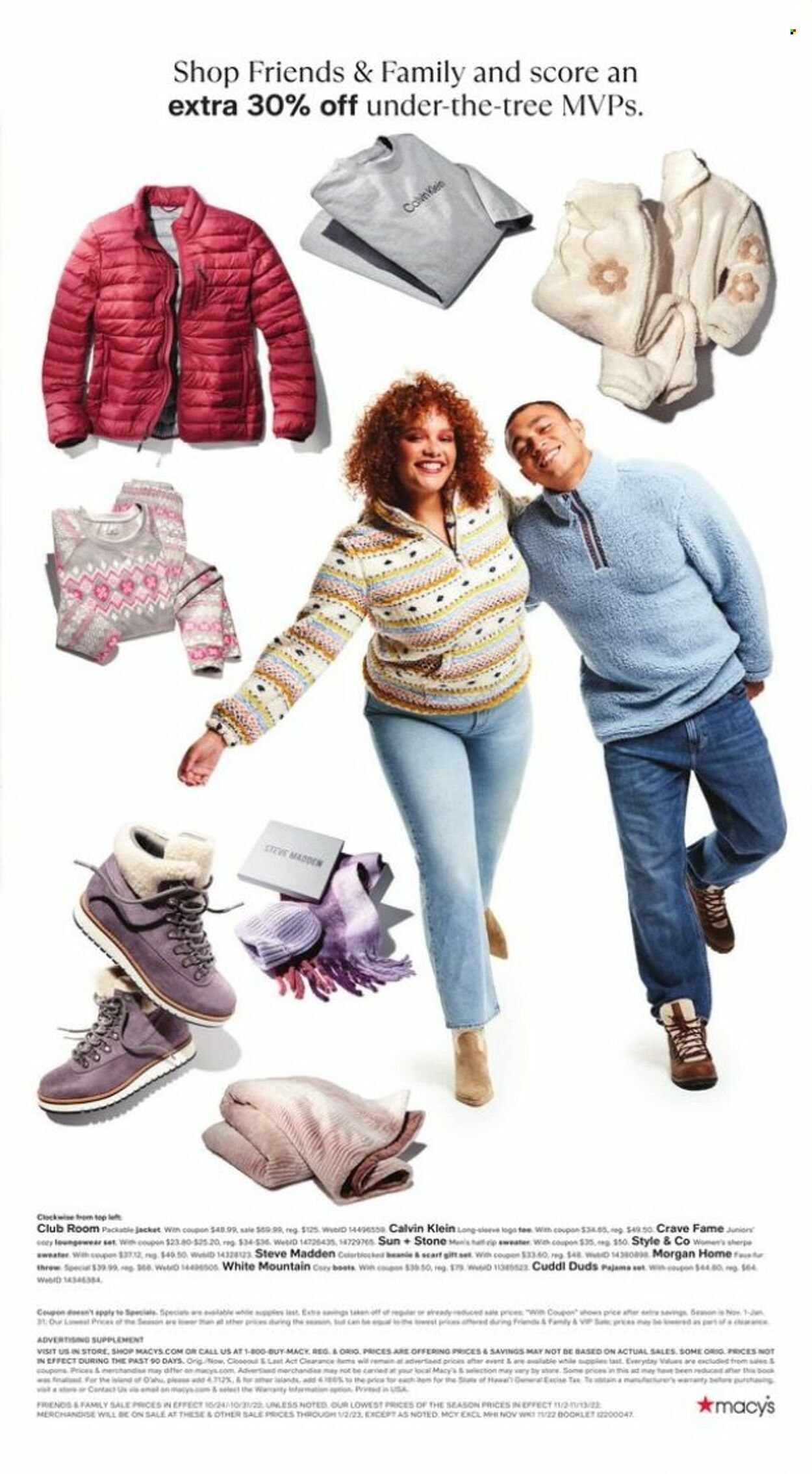 Macy's Weekly Ad Flyer Specials November 2 to November 13, 2022