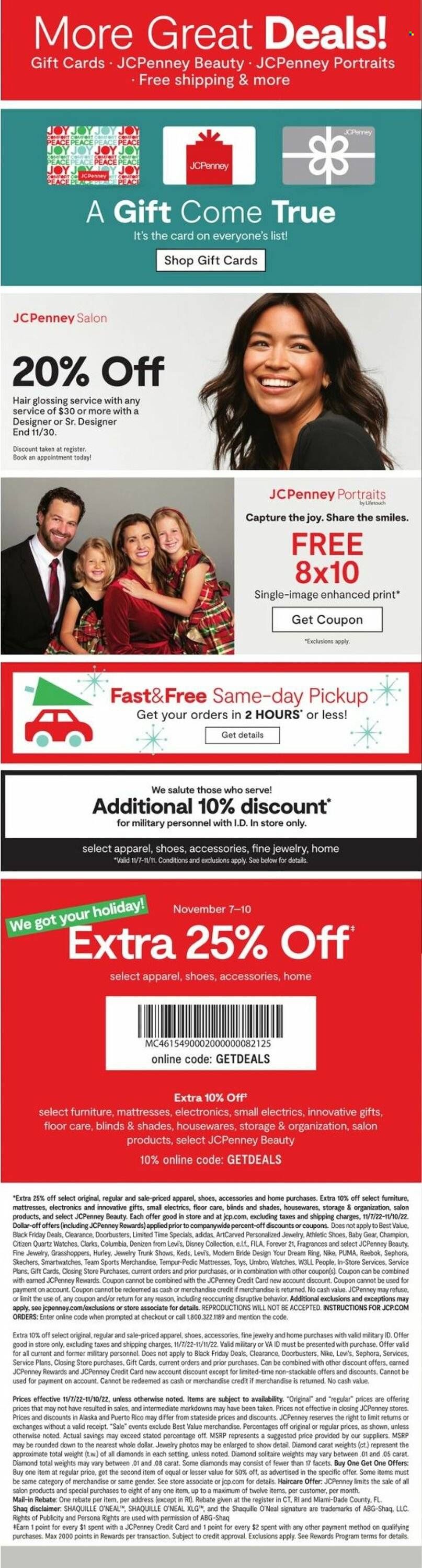 JCPenney Weekly Ad Flyer Specials November 7 to November 10, 2022