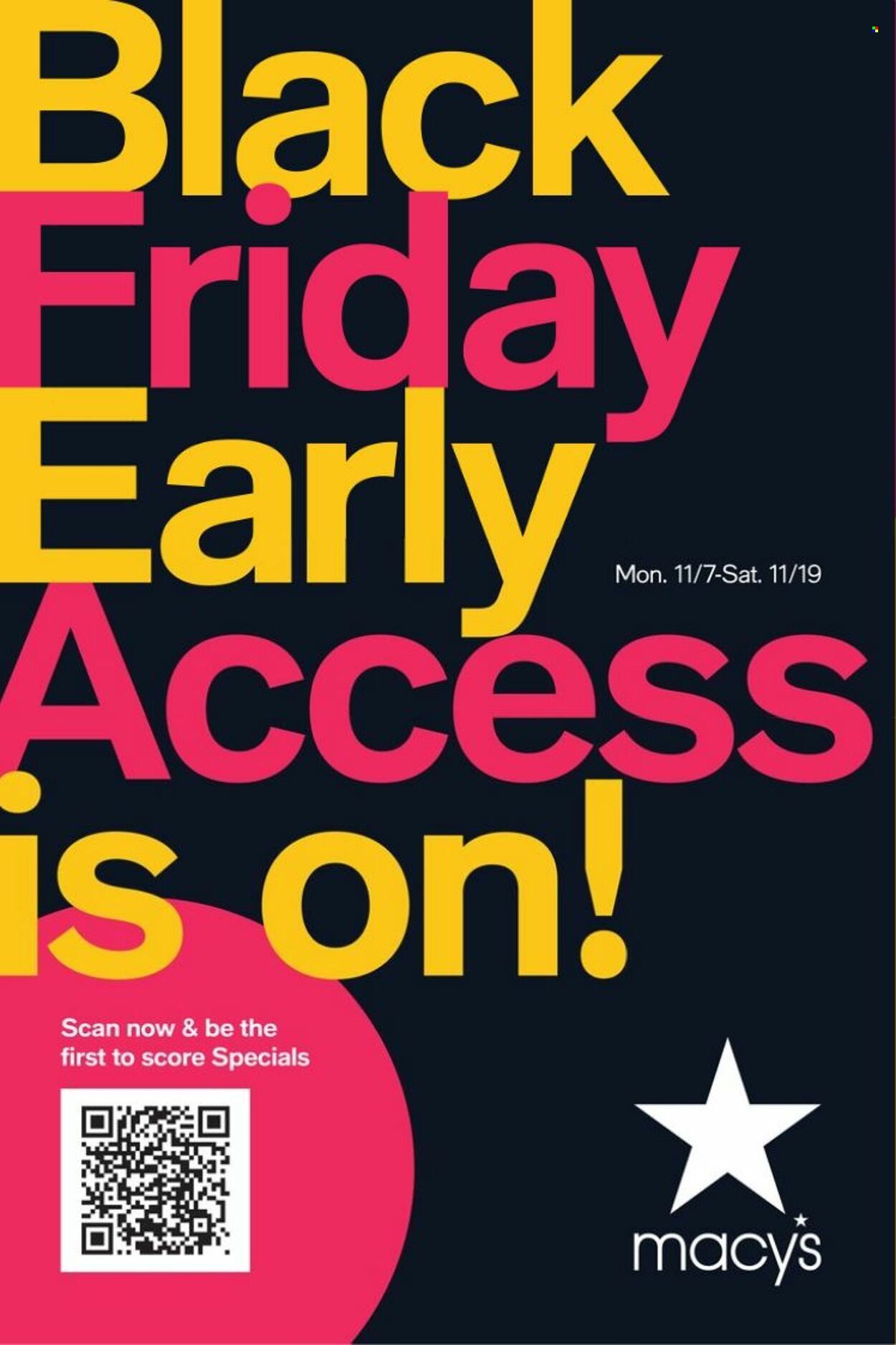 Macy's Weekly Ad Flyer Specials November 7 to November 19, 2022