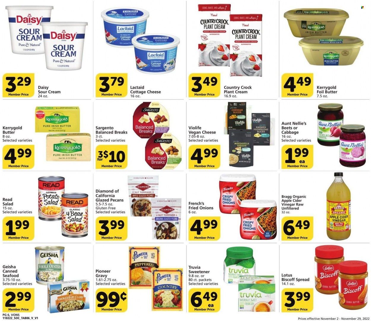 Vons (CA) Weekly Ad Flyer Specials November 2 to November 29, 2022