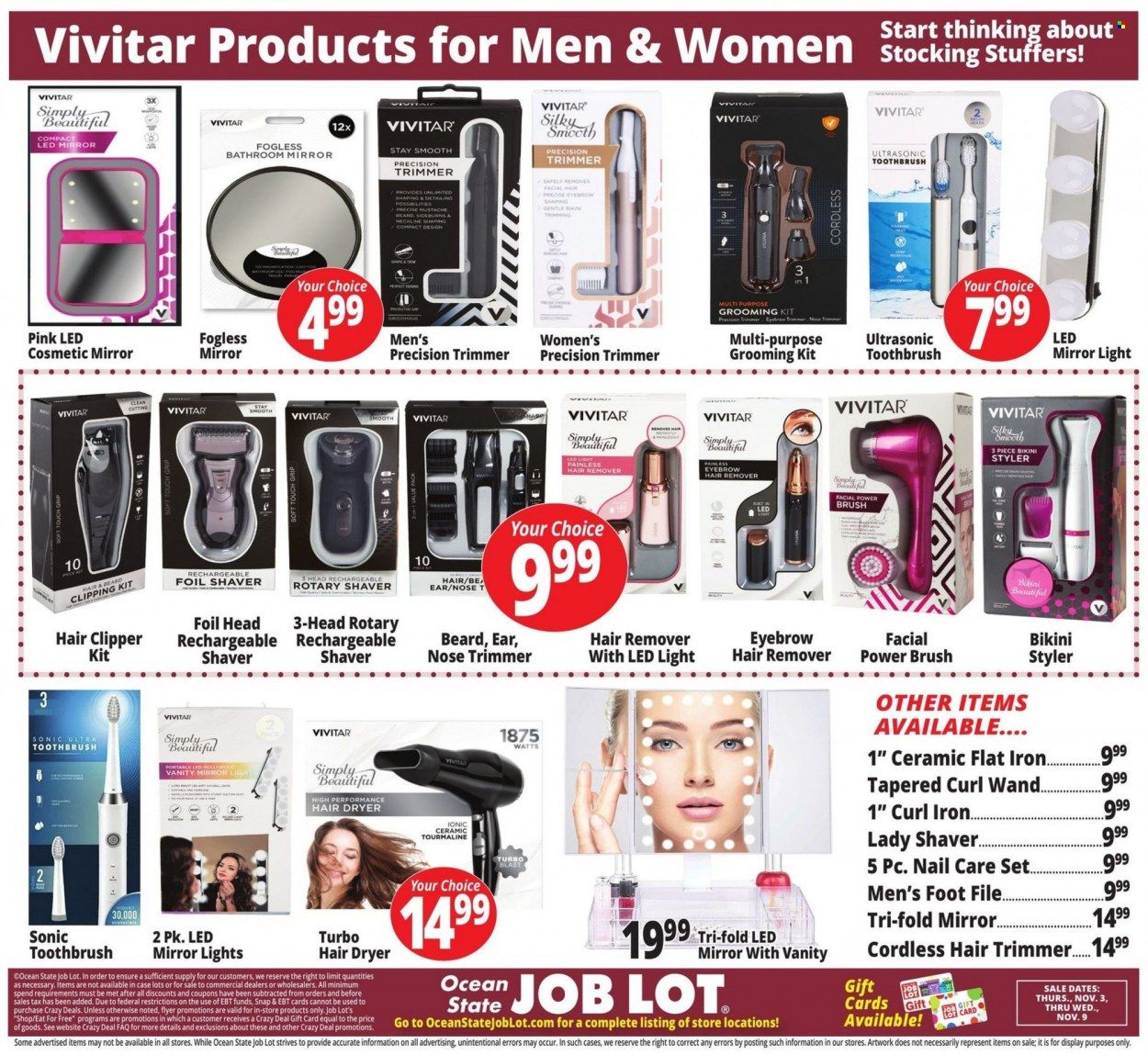Ocean State Job Lot (CT, MA, ME, NH, NJ, NY, RI, VT) Weekly Ad Flyer Specials November 3 to November 9, 2022