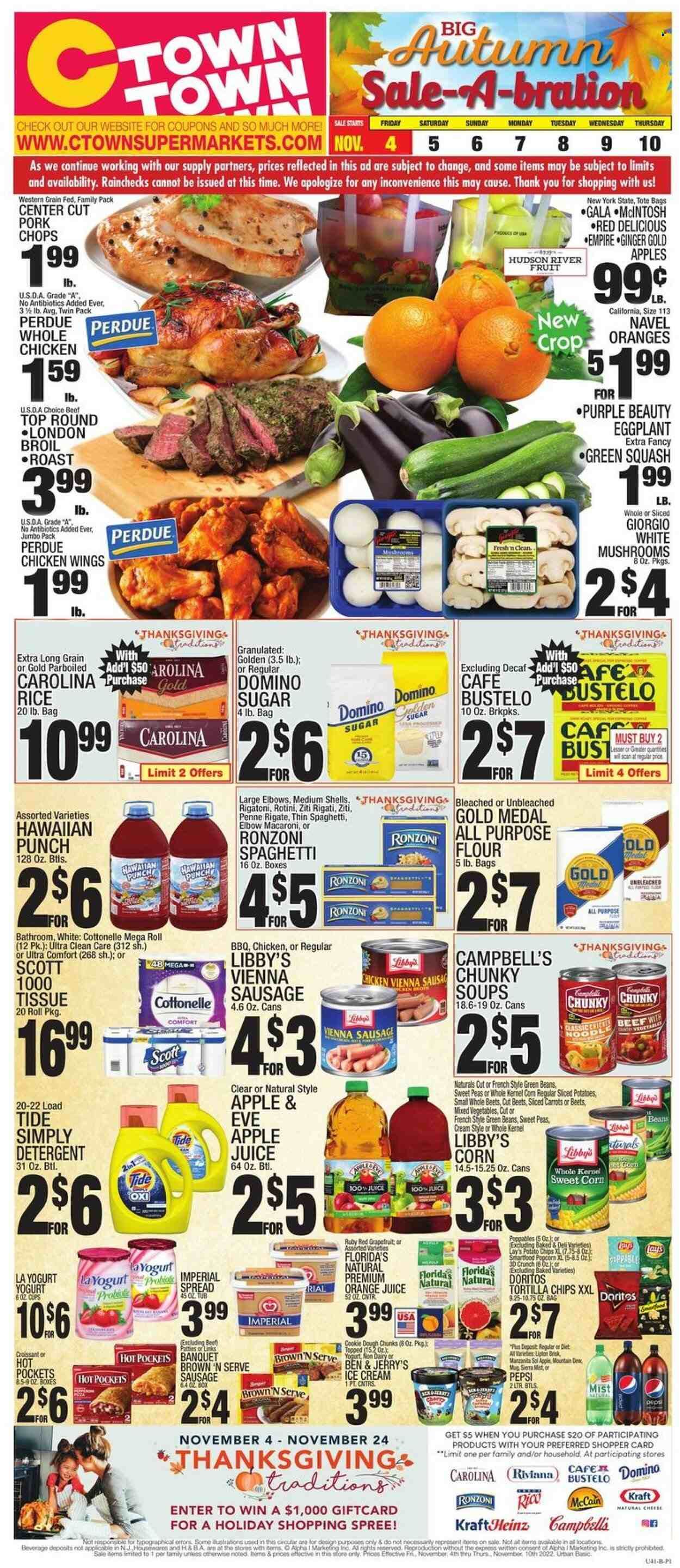 C-Town (CT, FL, MA, NJ, NY, PA) Weekly Ad Flyer Specials November 4 to November 10, 2022