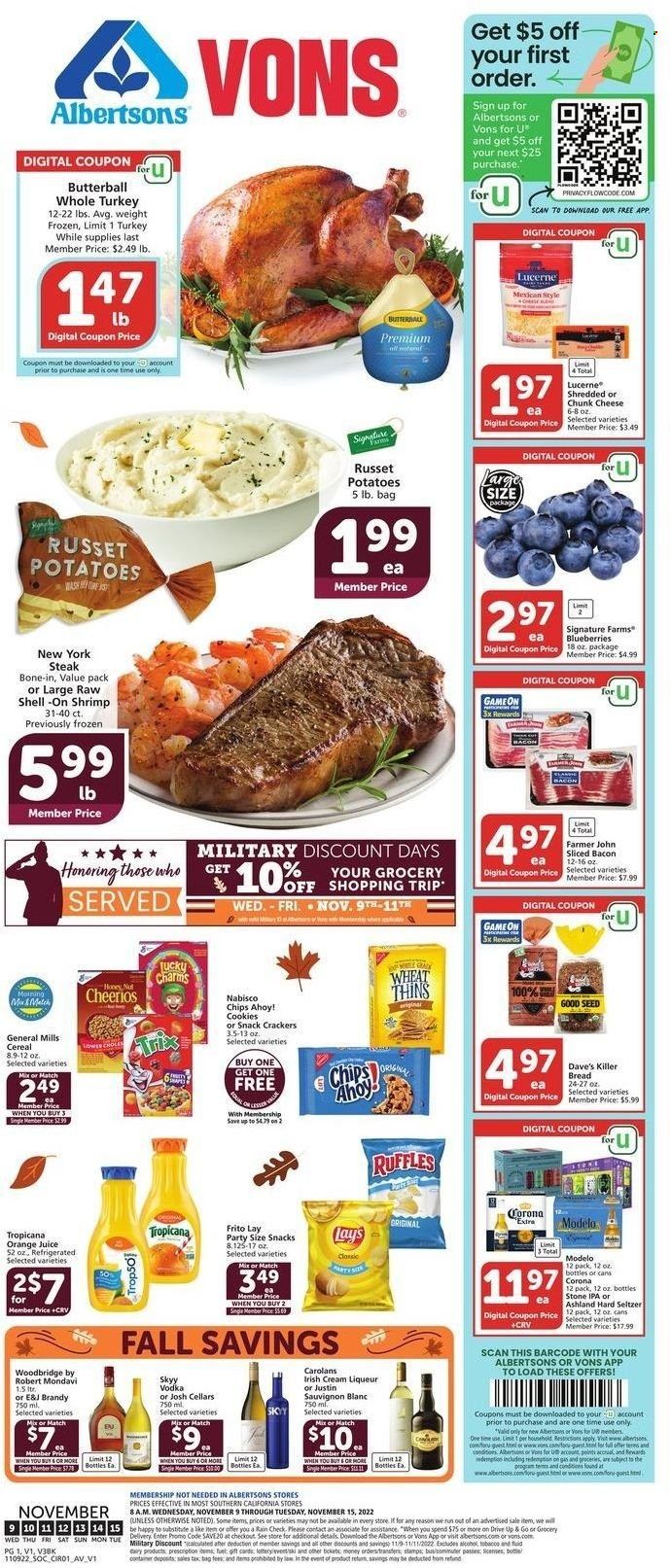 Vons (CA) Weekly Ad Flyer Specials November 9 to November 15, 2022