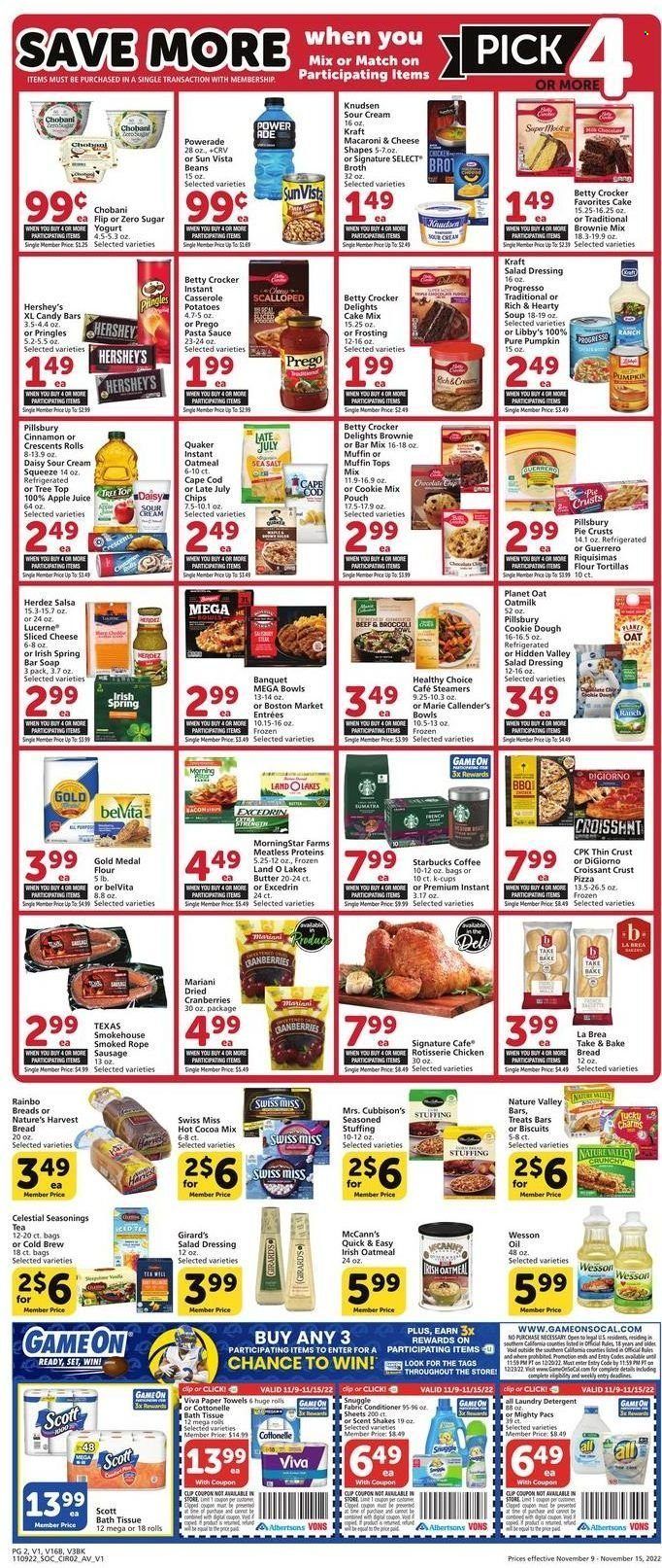 Vons (CA) Weekly Ad Flyer Specials November 9 to November 15, 2022