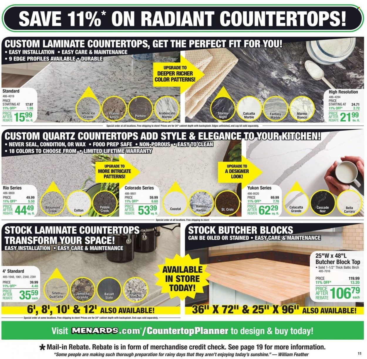 Menards Weekly Ad Flyer Specials November 10 to November 24, 2022