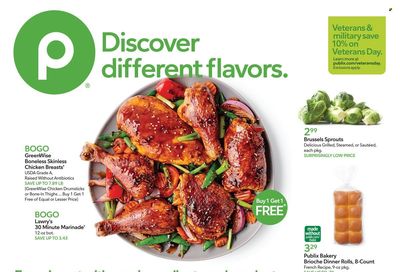 Publix (AL, FL, GA, NC, SC, TN) Weekly Ad Flyer Specials November 10 to November 16, 2022
