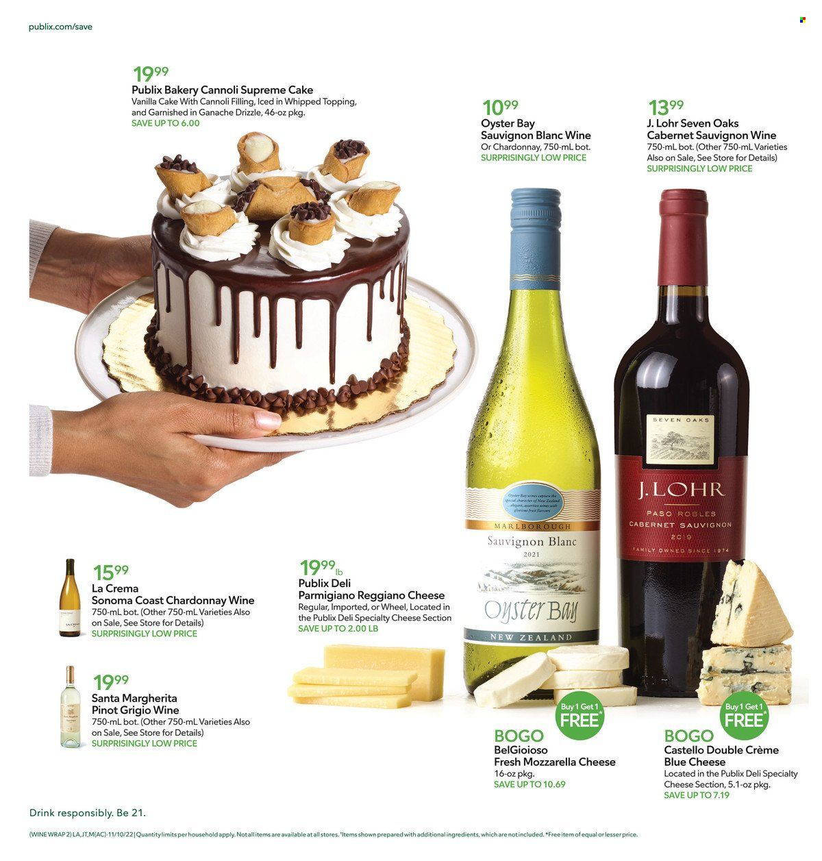 Publix (AL, FL, GA, NC, SC, TN) Weekly Ad Flyer Specials November 10 to November 16, 2022