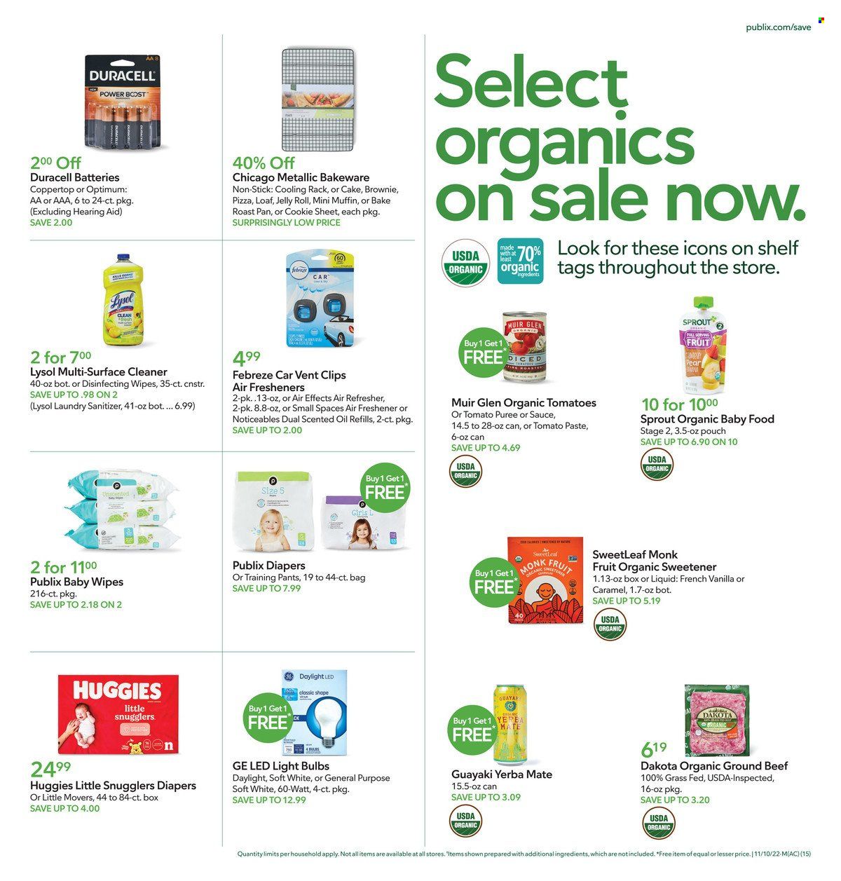 Publix (AL, FL, GA, NC, SC, TN) Weekly Ad Flyer Specials November 10 to November 16, 2022