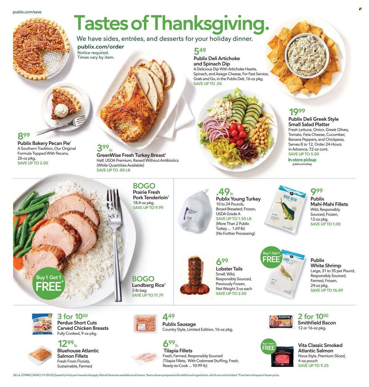 Publix (AL, FL, GA, NC, SC, TN) Weekly Ad Flyer Specials November 10 to November 16, 2022