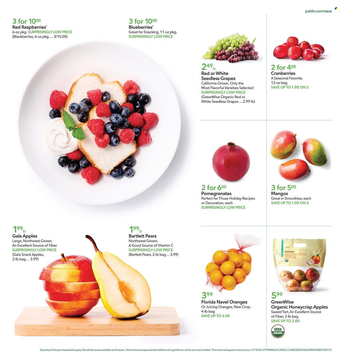 Publix (AL, FL, GA, NC, SC, TN) Weekly Ad Flyer Specials November 10 to November 16, 2022