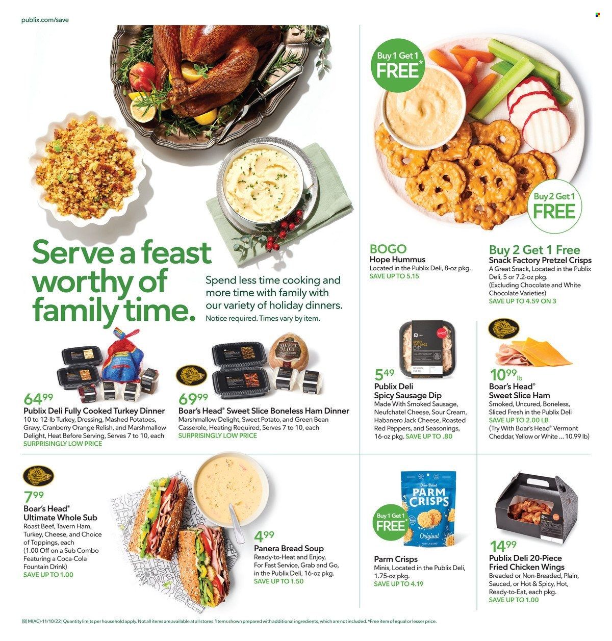 Publix (AL, FL, GA, NC, SC, TN) Weekly Ad Flyer Specials November 10 to November 16, 2022